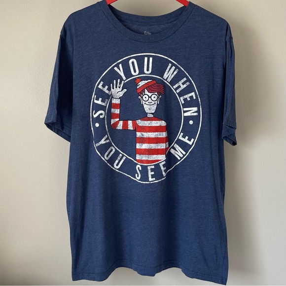 Where's Waldo T-Shirt - See You When You See Me - Size 2XLT - Picture 1 of 12